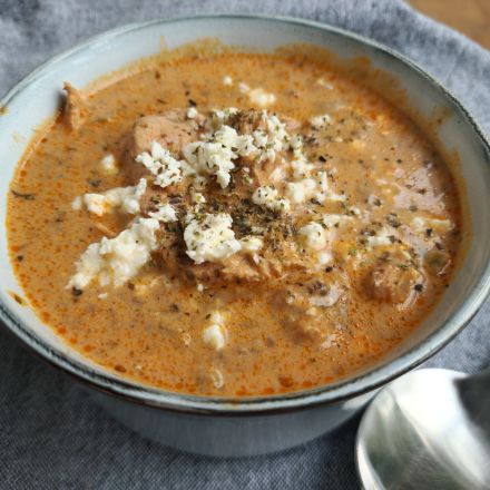 Gyrossuppe kommt auf Partys immer super an!