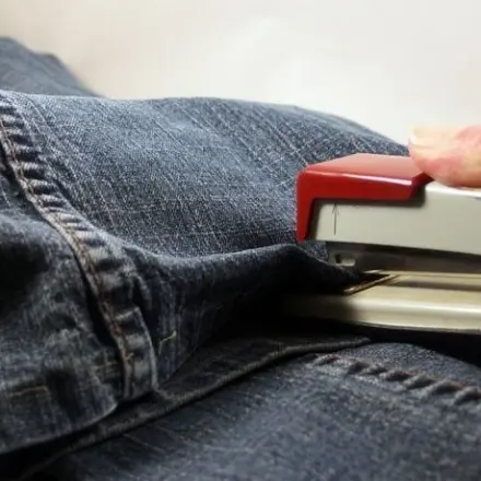 Zu lange Hose vorübergehend kürzen