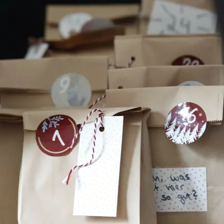 Adventskalender - Füll-Alternative für Blumenfreunde