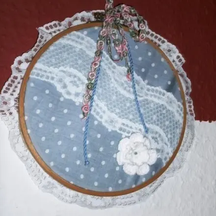 Duftende Stickrahmen basteln