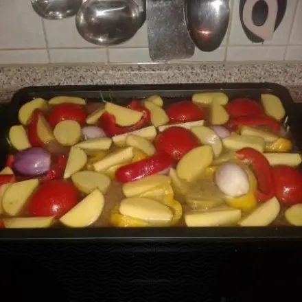Kartoffel-Paprika-Gemüse