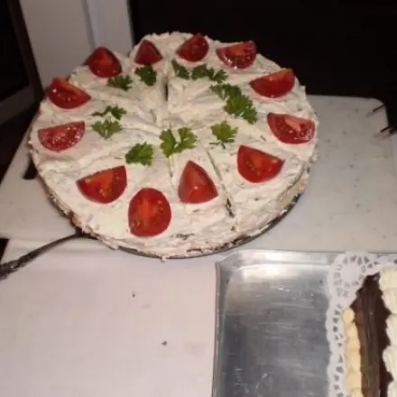 Schwarzbrottorte