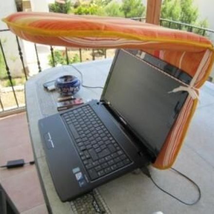 Schattenspender für's Notebook