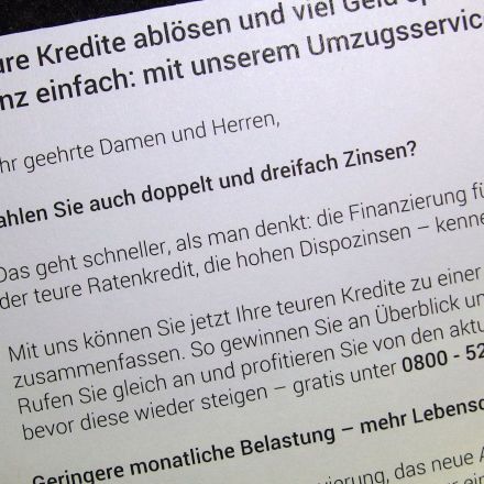 Werbeschreiben entsorgen II