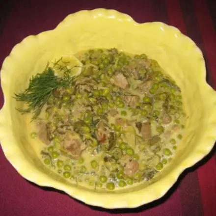 Grünes Lammragout mit Zitronensauce - ein sommerliches Gästeessen