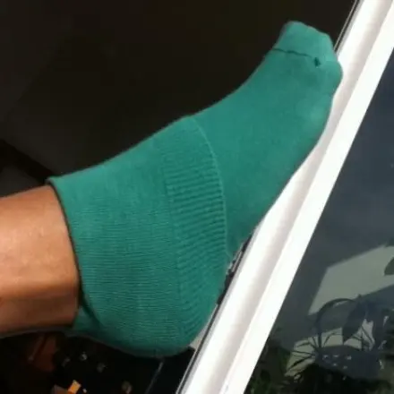 Söckchen tragen wie Sneaker Socken - damit sie nicht einschneiden