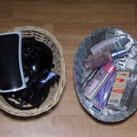 Haushaltsorganisation - mit Körbchen