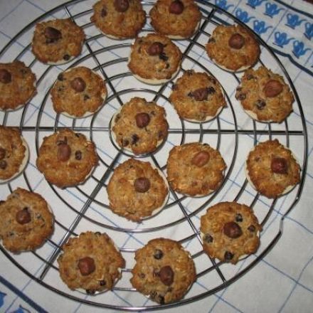 Saftige Hafer-Nuss-Makronen