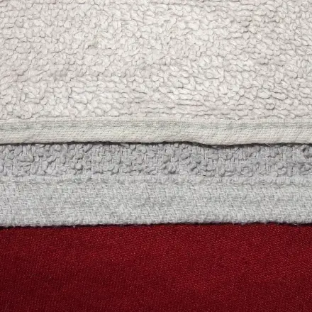 Dicke Handtücher: zwei Handtücher zusammen nähen