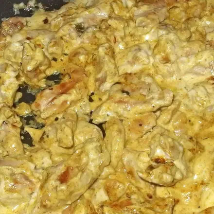 Curry-Geschnetzeltes