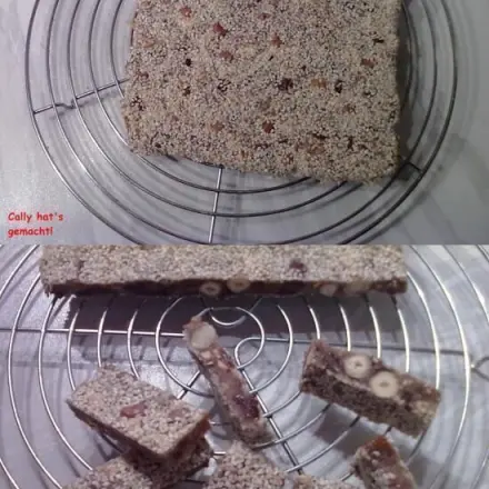 Power-Müsliriegel ohne kochen, glutenfrei