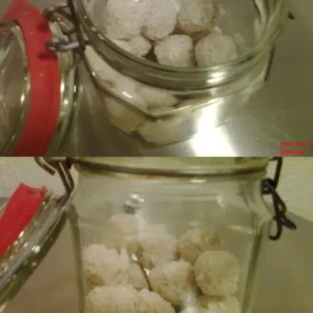 Kokos-Trüffel (zum drin) wälzen