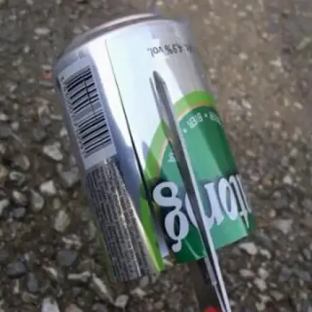 Recycling Aschenbecher - Aschenbecher aus einer Alu-Dose