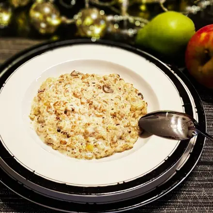 Warmes, nahrhaftes Frühstück: Mein "Müsli-Brei"