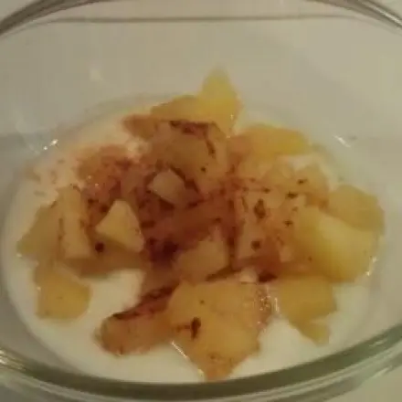 Zimtäpfel - Äpfel anbraten in der Pfanne