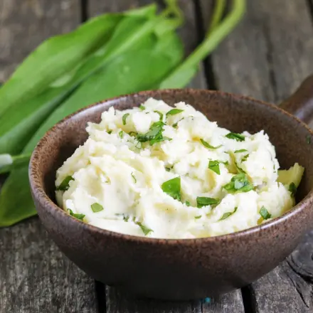 Kartoffelpüree mit Bärlauch