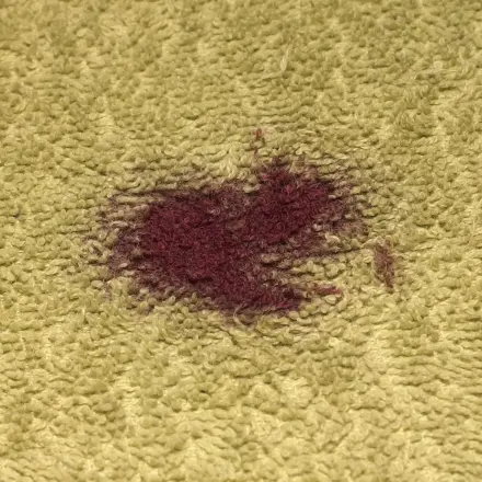 Rotweinflecken entfernen mit Glasreiniger