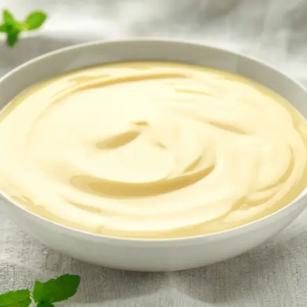 Apfelmus-Zwieback-Puddingspeise