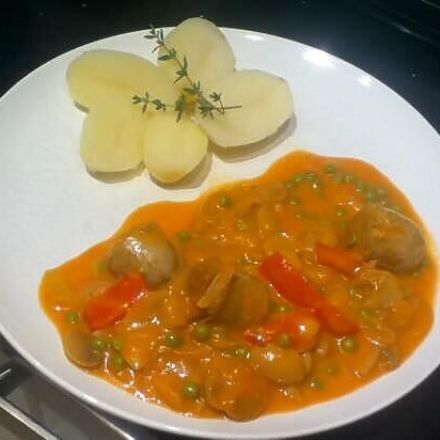 Dänisches Bratwurstgericht (Medister Pölser)