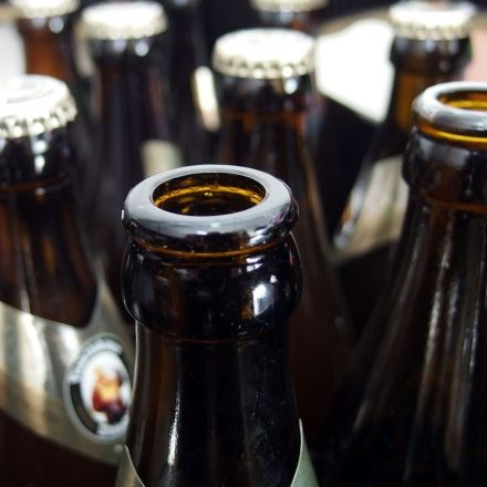 Bierflasche als Lebend-Mausefalle