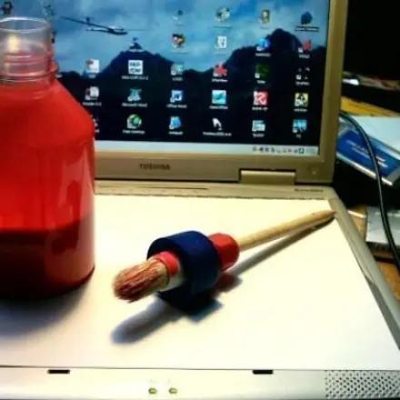 Pinsel trocknen nicht ein