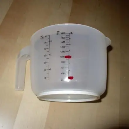 Messbecher markieren