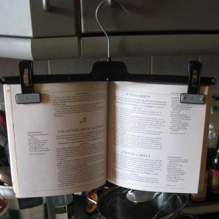 Kochbuch- oder Rezeptheft Halter