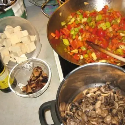 Tofupfanne mit Gemüse
