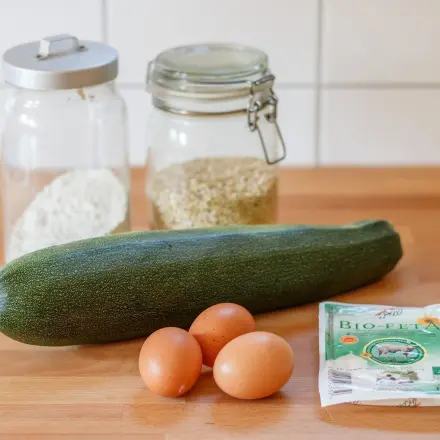 Vegetarischer Zucchini-Burger