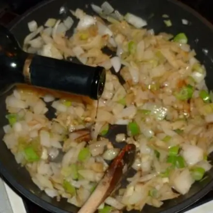 Kalbsleber in einer Drei-Zwiebel-Sauce mit Sherry