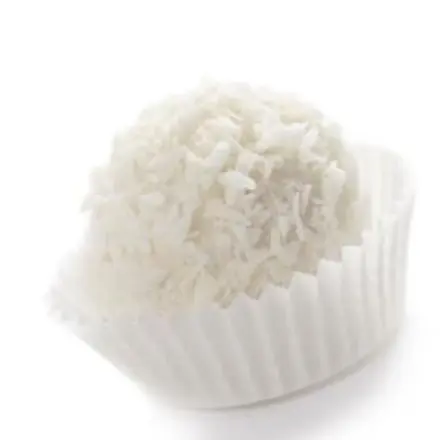 Weiße heiße Raffaello Schokolade