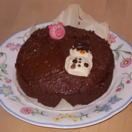 Kleine Erdnuss-Schokoladen-Torte