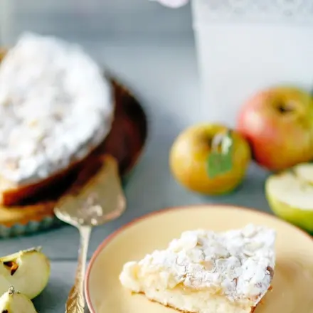 Schneller Apfelkuchen - kalorienarm