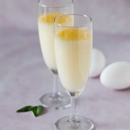 Schneegestöber Getränk - Sekt & Eierlikör