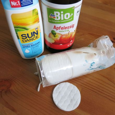 Essig gegen Sonnenbrand