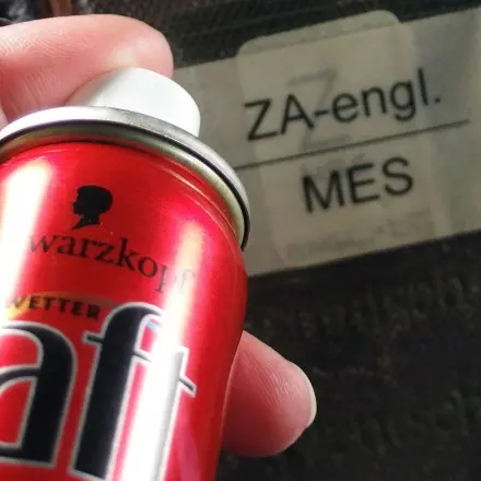 Druckertinte fixieren