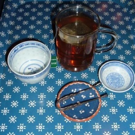 Teebeutel bei Tisch, wohin damit?