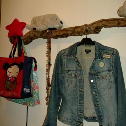 Natürliche Garderobenleiste (fast) kostenlos, selbst gebaut