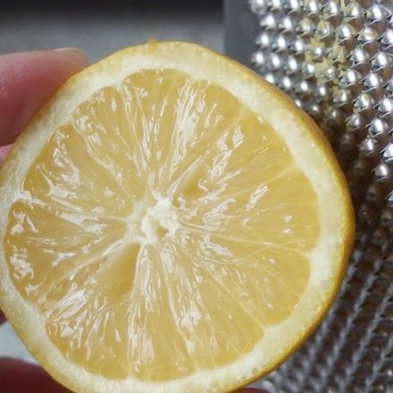 Abrieb von Zitronenschale konservieren