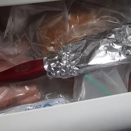 Pinsel trocknen nicht ein - zwischendurch einfrieren