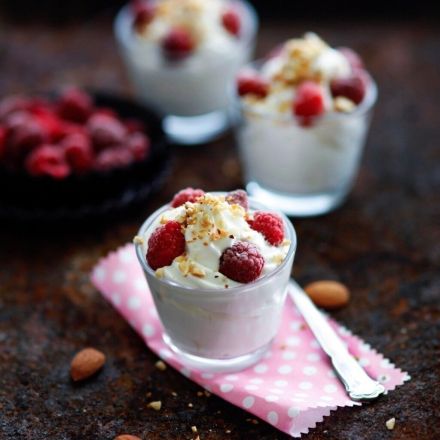 Himbeer-Krokant-Creme - köstlich
