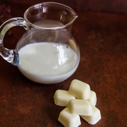 Reste von Sahne und Rama Sahne einfrieren