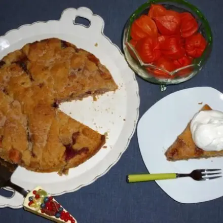 Gesunder Apfelkuchen aus Weizen & Buchweizen