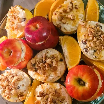 "Gebratener" Apfel für Eilige