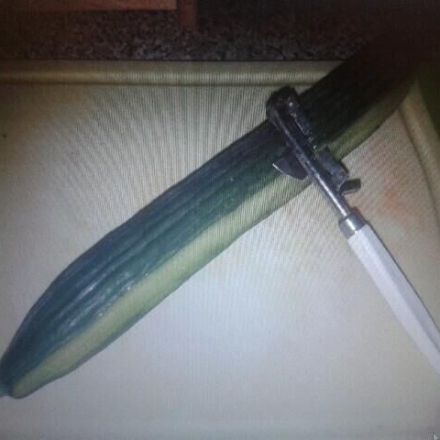 Gurke schälen - Bitterstoffe nicht verteilen