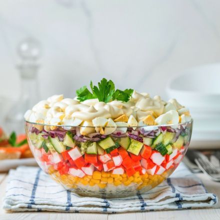Schichtsalat (Partysalat)