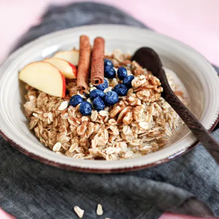Haferbrei mit Zimt und Zucker