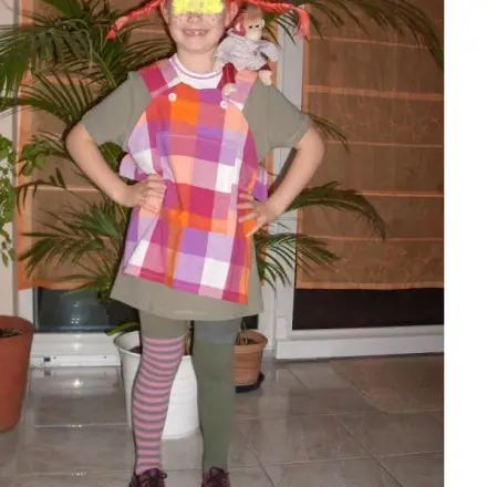 Faschingskostüm-Pippi Langstrumpf