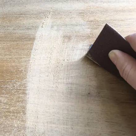 Viel weniger Staub beim Schmirgeln