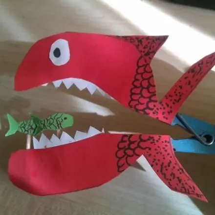 Große Fische & kleine Fische mit Kindern basteln